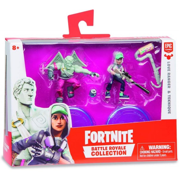 Giochi Preziosi Fortnite Blister Duo – 7cm 피규어 2개 및 히든 액세서리 FRT13000 1개, 다양한 색상/모델
