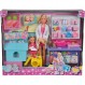 Simba 105733040 Steffi Love Animal World, 4마리의 동물과 함께 인형 놀이, 테이블, 개집, 토끼 우리, 놀이터 및 많은 액세서리, 35개의 부품, 29cm, 12cm, 3세부터