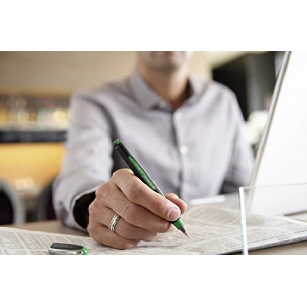 STABILO Bionic Bl@ck 펜, 미디엄, 블루, 0.5mm(370140)