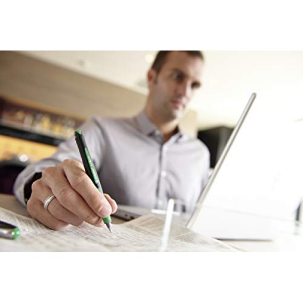 STABILO Bionic Bl@ck 펜, 미디엄, 블루, 0.5mm(370140)