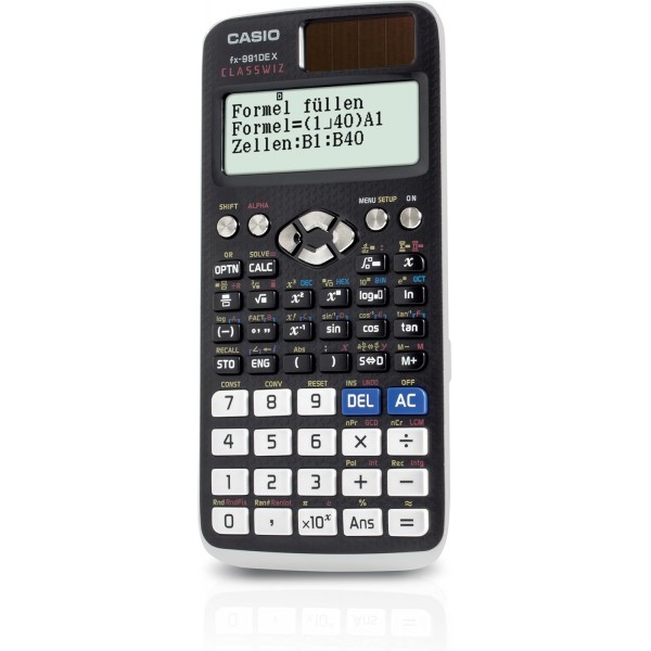 Casio FX-991DE X ClassWiz 공학용 계산기(Natural Display 포함) 학교 계산기.