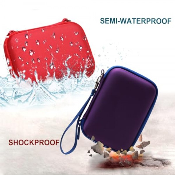 LTGEM 여행용 카드 하드 케이스, PTCG 트레이딩 카드, 300개 이상의 게임 카드 수용 가능, 카드 포켓몬/UNO 등과 같은 호환 가능한 클래식 게임 카드, 여행용 보호 보관 가방