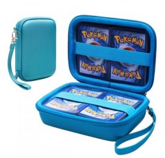 LTGEM 여행용 카드 하드 케이스, PTCG 트레이딩 카드, 300개 이상의 게임 카드 수용 가능, 카드 포켓몬/UNO 등과 같은 호환 가능한 클래식 게임 카드, 여행용 보호 보관 가방