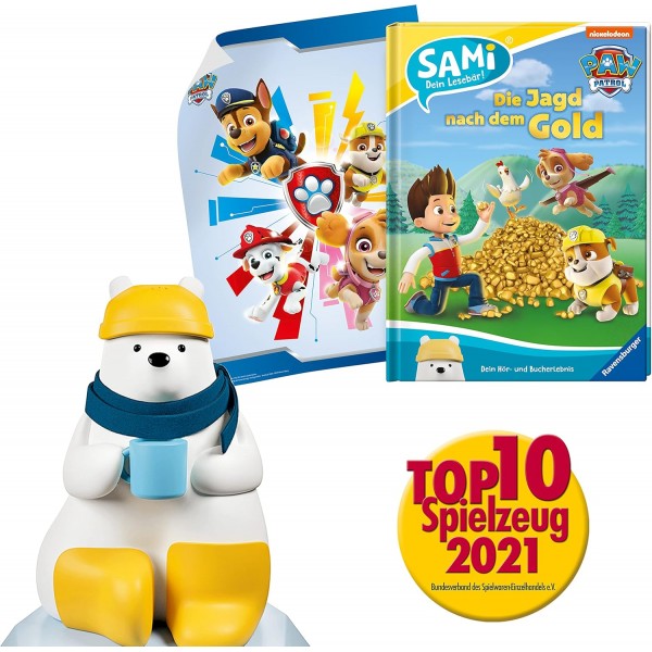 Ravensburger 00099 - 스타터 세트 SAMi - 독서 곰인 Paw Patrol. 포스터가 포함된 스페셜 에디션