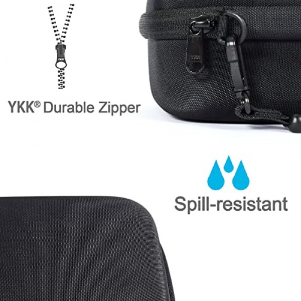 Anker 737 보조 배터리와 호환되는 RAIACE 하드 보관 케이스. 보호용 여행용 가방. - 검은색