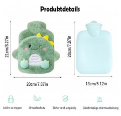 어린이용 온수기, 손난로 덮개가 있는 공룡 온수기, 푹신한 덮개가 있는 온수기, 분리 및 세척이 가능한 온수기, 테스트를 거쳐 유해 물질이 없는 프리미엄 온수기