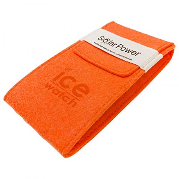 Ice-Watch - 얼음 태양열 발전 Nature - 실리콘 스트랩이 달린 흰색 여성용 시계