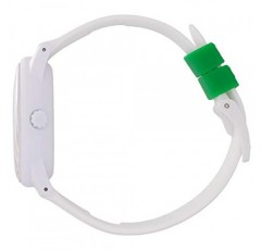 Ice-Watch - 얼음 태양열 발전 Nature - 실리콘 스트랩이 달린 흰색 여성용 시계