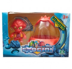 Exogini 70002021 Ufogini with Squiddy Jones 피규어 플레이 세트