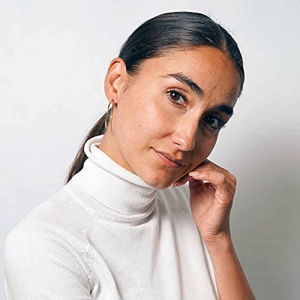 trendor 크리올 귀걸이 골드 333/8캐럿 폭 2mm 직경 40mm 51171, 옐로우 골드