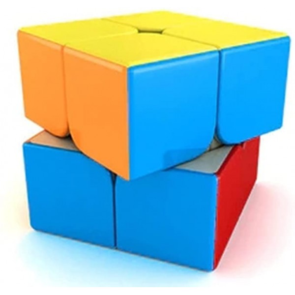 Bokefenuo Moyu Meilong 스피드 큐브 2x2 스티커없는 MoFang Jiaoshi Meilong 퍼즐 2x2x2 어린이를위한 장난감 Magic Cube