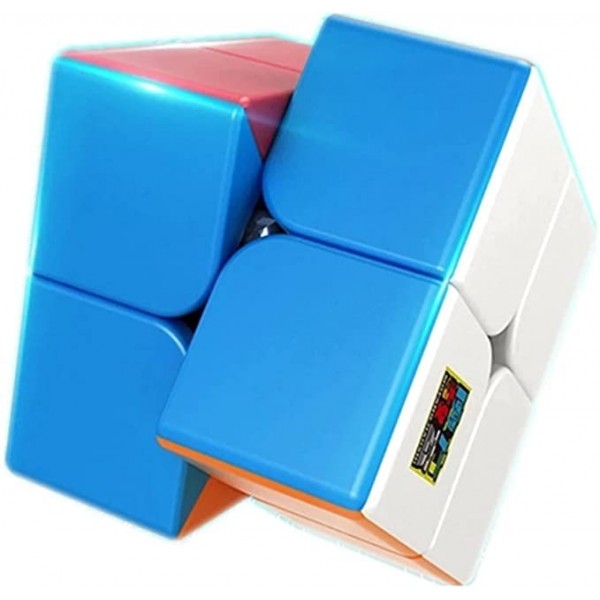 Bokefenuo Moyu Meilong 스피드 큐브 2x2 스티커없는 MoFang Jiaoshi Meilong 퍼즐 2x2x2 어린이를위한 장난감 Magic Cube