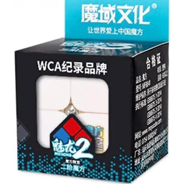Bokefenuo Moyu Meilong 스피드 큐브 2x2 스티커없는 MoFang Jiaoshi Meilong 퍼즐 2x2x2 어린이를위한 장난감 Magic Cube