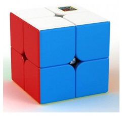 Bokefenuo Moyu Meilong 스피드 큐브 2x2 스티커없는 MoFang Jiaoshi Meilong 퍼즐 2x2x2 어린이를위한 장난감 Magic Cube
