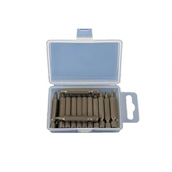 TEMO 25개 #1 스퀘어 로버트슨 2인치 드라이버 삽입 비트