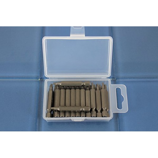 TEMO 25개 #1 스퀘어 로버트슨 2인치 드라이버 삽입 비트