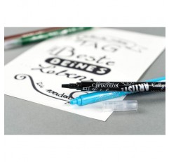 CRETACOLOR 캘리그라피 마커 | 레터링 | 2in1 펜