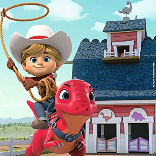 Ravensburger 5589 공룡 목장 직소 퍼즐 5세 이상 어린이용-3x 49조각