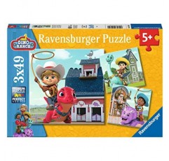 Ravensburger 5589 공룡 목장 직소 퍼즐 5세 이상 어린이용-3x 49조각