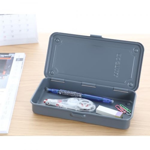 TRUSCO T-19SV 트렁크 도구 상자, 8.0 x 4.3 x 1.4인치(203 x 109 x 35mm), 실버