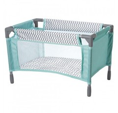 Adora 아기 인형 어린이 침대 성별 중립 Zig Zag 최대 16 인치 218603 Zig Zag Playpen 침대에 대 한 아기 인형에 대 한 운반 가방으로 Playpen 침대 장난감을 설계