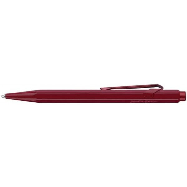 Caran d'Ache 849 Claim Your Style 볼펜 in Garnet Red, 0849.599, Medium, 1 Item (Pack of 1)
