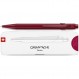 Caran d'Ache 849 Claim Your Style 볼펜 in Garnet Red, 0849.599, Medium, 1 Item (Pack of 1)