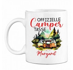 개인화 된 캠핑카 캠핑 세라믹 커피 머그잔 11 온스 15 온스, Offizielle Camper Tasse 여행용 머그잔 야외 애호가를위한 선물, 맞춤형 캠핑 생활 커피 컵 이름 선택, 독특한 캠