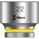 Wera - 5003567001 Zyklop 8790 HMB 3/8 소켓, 육각 머리 22mm x 길이 29mm