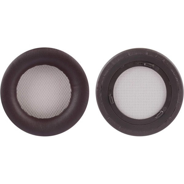 Corsair Virtuoso RGB, Virtuoso RGB Wireless SE, Virtuoso RGB Wireless XT 헤드폰 이어패드, 헤드셋 이어패드, 이어컵 수리(갈색)용 Geekria QuickFit 단백질 가죽 교체용 이어패드 브라운
