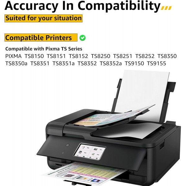 CMYBabee PGI-580XXL CLI-581XXL 잉크 Canon PGI-580 CLI-581 잉크 카트리지 사용 Canon PIXMA TS8150 TS8151 TS8152 TS8250 TS8251 TS8252 TS8350 TS85252 TS8350 TS85251TS 팩