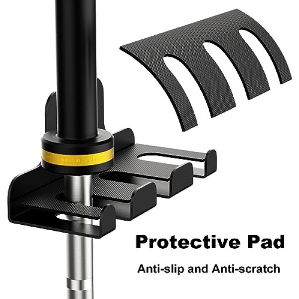 JNIHEEP 올림픽 바벨 행거, 차고 체육관 바 벽 랙, 수직 바벨 마운트 랙, 블랙 파우더 코팅, 공간 절약형 상업용 또는 홈 체육관 액세서리, 33mm 바 크기 미만 유지