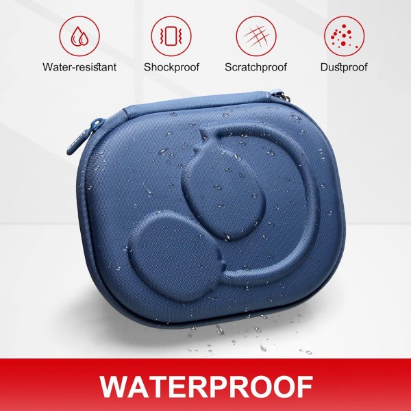 JBL LIVE 650BTNC 500BT 660NC 또는 JBL Tune 710BT 660NC 510BT 헤드폰용 L LTGEM 하드 케이스 휴대용 여행용 케이스(케이스만) 외부 및 내부 파란색