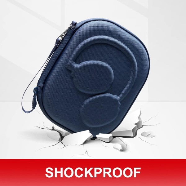 JBL LIVE 650BTNC 500BT 660NC 또는 JBL Tune 710BT 660NC 510BT 헤드폰용 L LTGEM 하드 케이스 휴대용 여행용 케이스(케이스만) 외부 및 내부 파란색