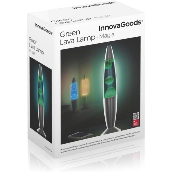 InnovaGoods Lavalampe grün, IG114826