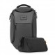 URBAN ARMOR GEAR UAG 18리터 경량의 터프한 내후성 노트북 백팩, 표준형 그레이 + UAG Dopp 키트 경량 남녀공용 세면용품 필수 여행가방, 블랙 미드나잇 카모