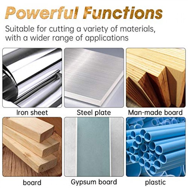 1인치 구멍 톱, 목재 플라스틱 건식 벽체 섬유판 및 연질 금속 시트용 육각 생크 드릴 비트 어댑터가 있는 25mm HSS 이중 금속 구멍 커터, 파란색