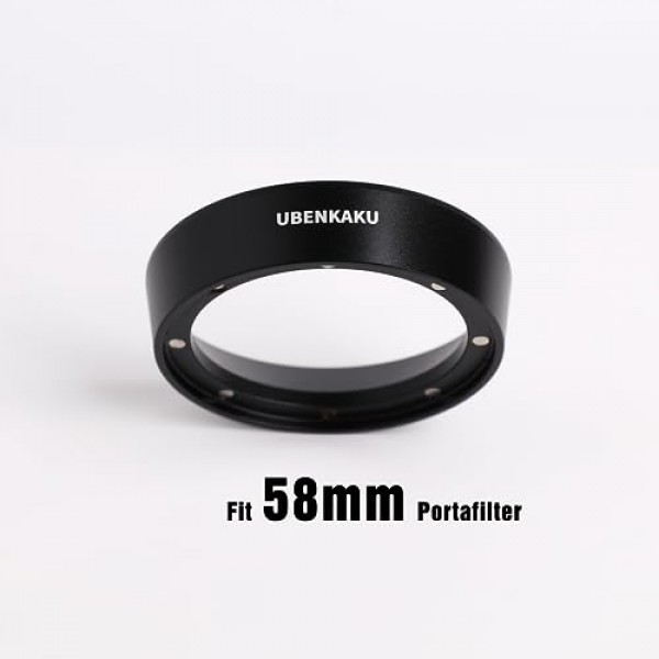 58mm 에스프레소 도징 깔때기 알루미늄 커피 도징 링 마그네틱 파우더 링 58mm Breville Portafilter (58mm) 와 호환 가능