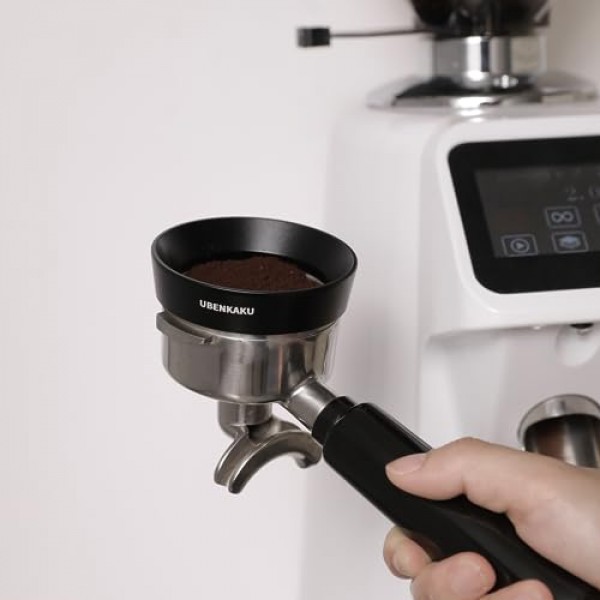 58mm 에스프레소 도징 깔때기 알루미늄 커피 도징 링 마그네틱 파우더 링 58mm Breville Portafilter (58mm) 와 호환 가능