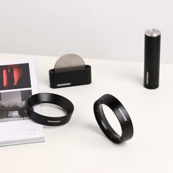 58mm 에스프레소 도징 깔때기 알루미늄 커피 도징 링 마그네틱 파우더 링 58mm Breville Portafilter (58mm) 와 호환 가능