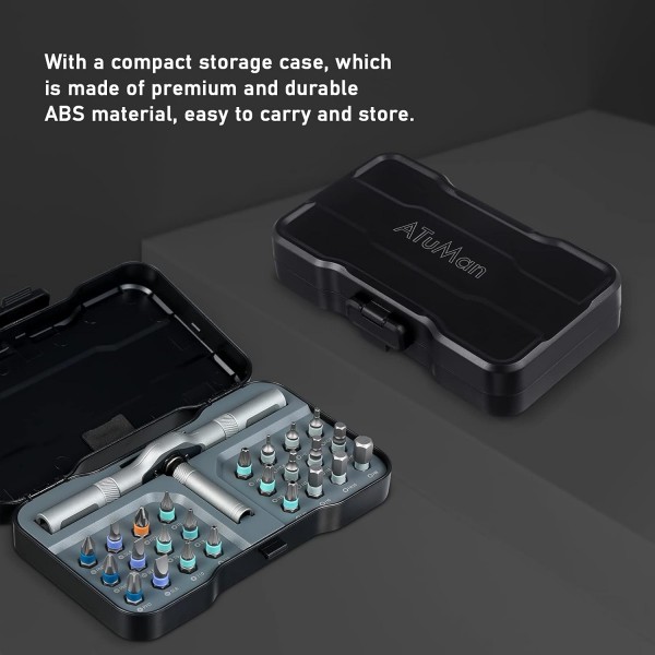 Ksodgun RS1 24-in-1 다목적 래칫 세트 스크루 드라이버 래칫 렌치 스크루 드라이버 비트 세트 마그네틱 비트 DIY 가정용 r-epair 도구 세트