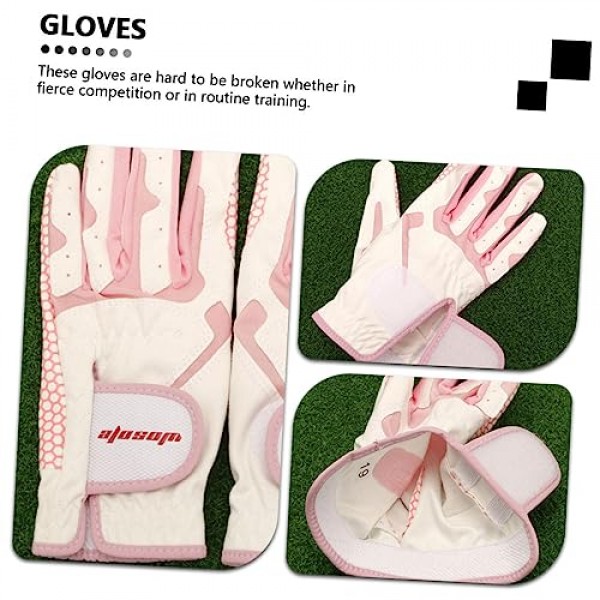 BESPORTBLE 1 쌍 골프 장갑 야외 골프 장갑 비 장갑 숙녀 장갑 여자 장갑 통기성 장갑 장갑