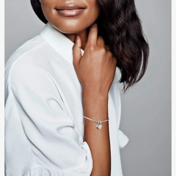 Aunt & Niece Split Heart, 12.8mm, 스털링 실버, 해당 없음