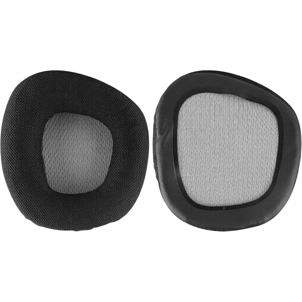 Corsair VOID PRO, Void Pro RGB, Void Pro RGB SE, Void Elite, Void Elite RGB 헤드폰, 이어패드, 헤드셋 이어컵(블랙/그레이), EJZ257-02용 GEEKRIA 교체용 이어 패드