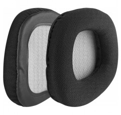 Corsair VOID PRO, Void Pro RGB, Void Pro RGB SE, Void Elite, Void Elite RGB 헤드폰, 이어패드, 헤드셋 이어컵(블랙/그레이), EJZ257-02용 GEEKRIA 교체용 이어 패드