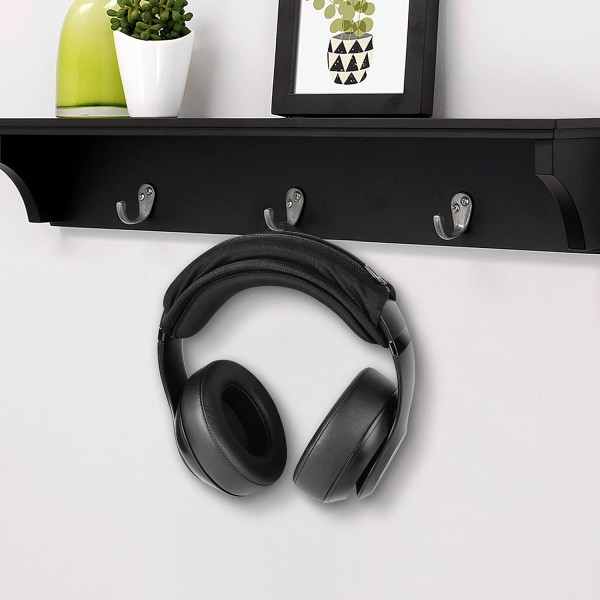 Geekria 중간 냉각 젤 후크 및 루프 헤드 밴드 커버 + 헤드 밴드 패드 세트/지퍼 헤드 밴드 보호대 ATH Bose B JBL Hyperx Sony 헤드폰 냉각 젤과 호환되는 도구 필요 없음