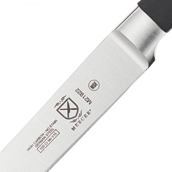 Mercer Cutlery Genesis 스테이크 나이프 세트 | 플레인 엣지, 하이 카본, 5인치