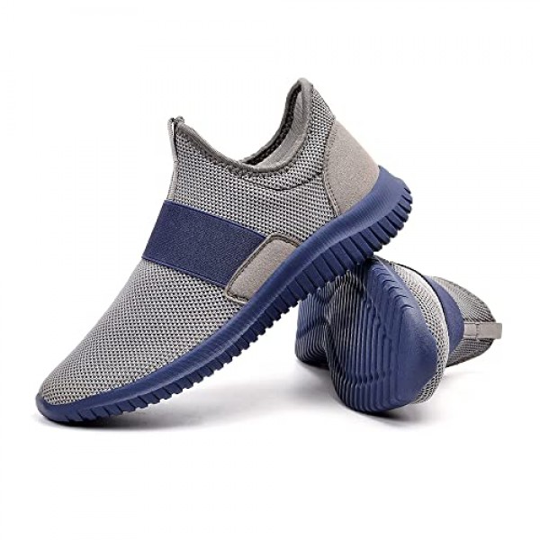 Troadlop 남성 러닝 테니스 신발 니트 통기성 운동화 패션 스니커즈