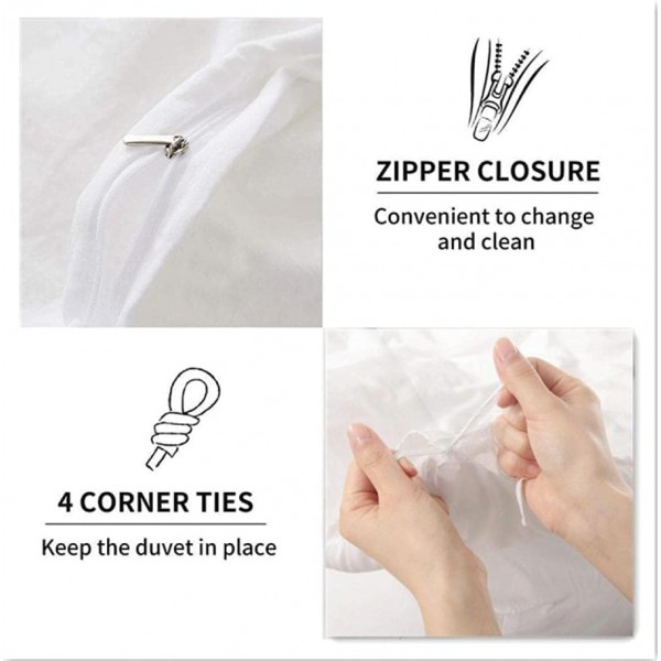 ZMDQD Kingsize 침구 세트 Old English Bulldog, 지퍼 클로저가있는 110gsm 마이크로 화이버 킹 사이즈 이불 커버 + 소년 소녀 용 2 Pillowcases 50x75 cm