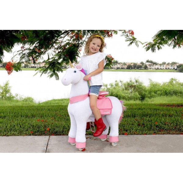 Pony Rider Ride On Unicorn Pony - Giddy up 유니콘 포니 플러시 - 유니콘 포니 - 3세 이상